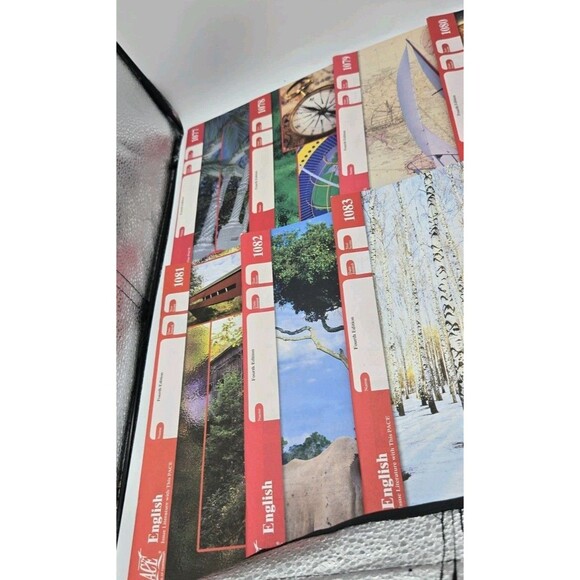 ACE School Of Tomorrow English Paces 1077-1084 & Score Keys 1073-1084 7th Grade - Picture 9 of 10